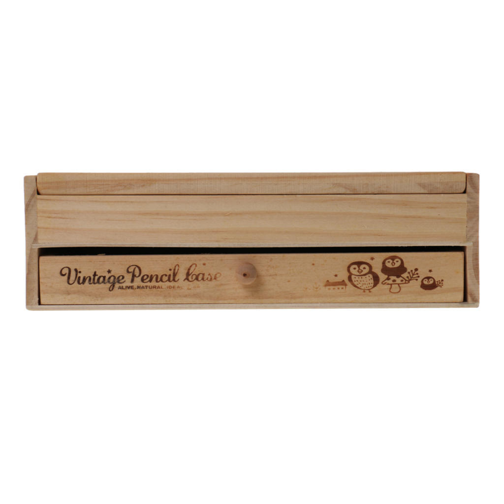 Holz Federmäppchen Füllfederhalter Box Container Handwerk Geschenk für