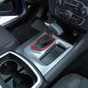 Central Gear Shifter Frame Trim Cover Bezel for Dodge Charger 2015-23 Red Carbon