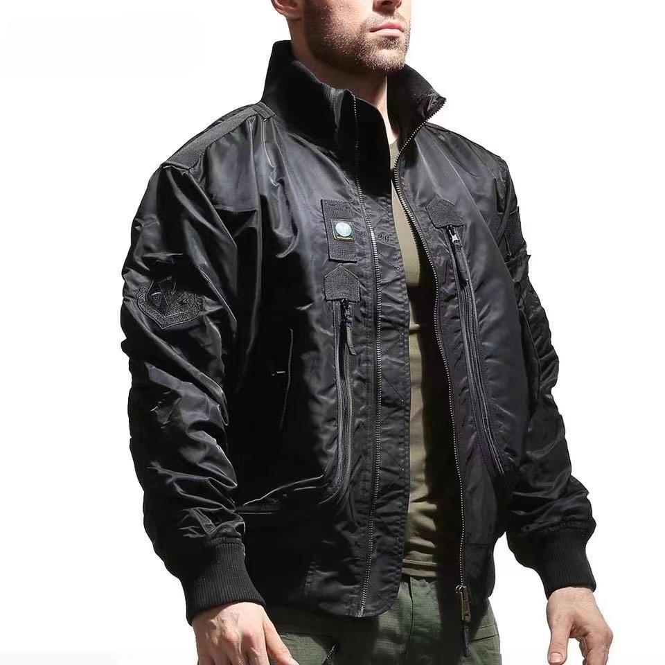 Flight Jacket Functional Men's Waterproof Jacket Casual British Single Jacket, Pie Overcome Jacket