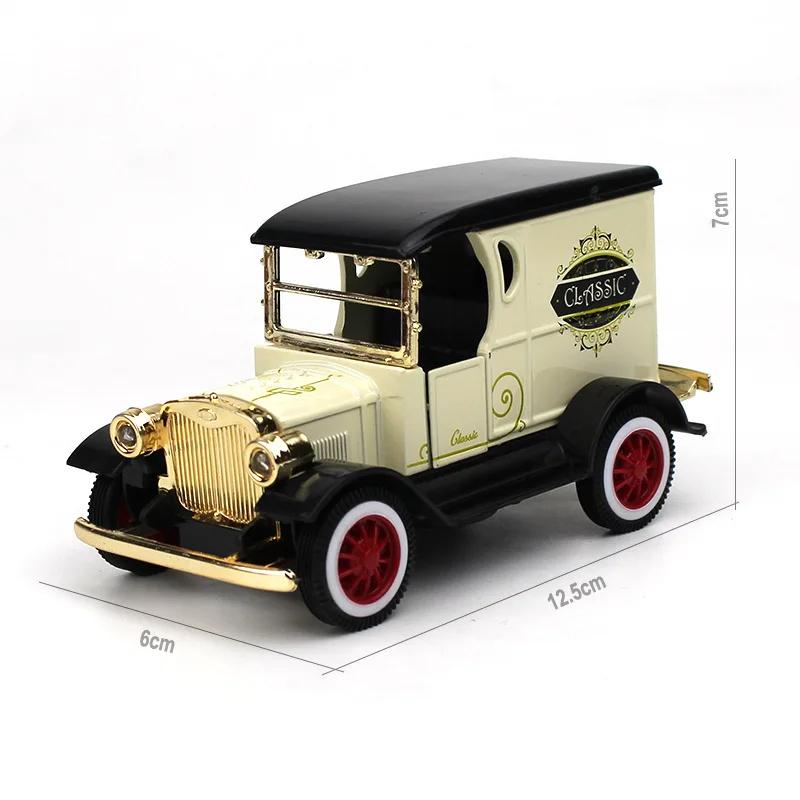 Llic1 1pc Retro Alloy Car Model FT Vintage Car Metal Ford Car Gift for Boy Collection Toys