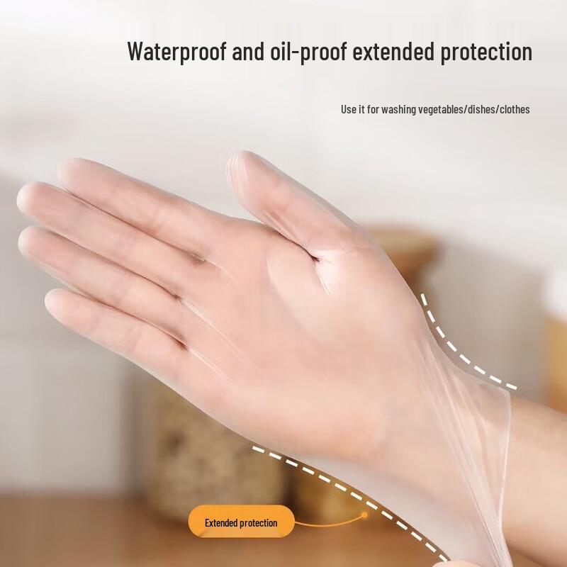 Meliya Thin PVC Disposable Household Gloves