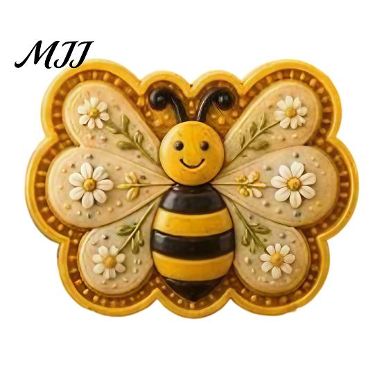 Fun Kitchen Gadgets for Families Spring Garden Mini Pie Mold, Food-Grade Silicone Cookie Cutter DIY Pastoral Style Cake Decorating Tools