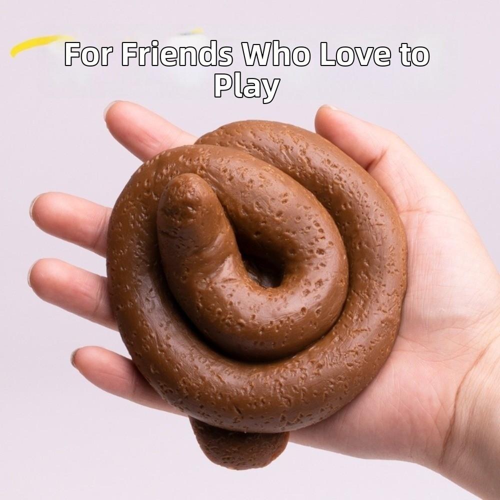 Creative Realistic Shit Squishy Toy Soft Prank Toys Fake Poop Squeeze Toys for Kids Adults