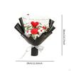 Bouquet of Crochet Flowers Done By Hand, Artificial, Versatile Interior Decoration, Love -knitted