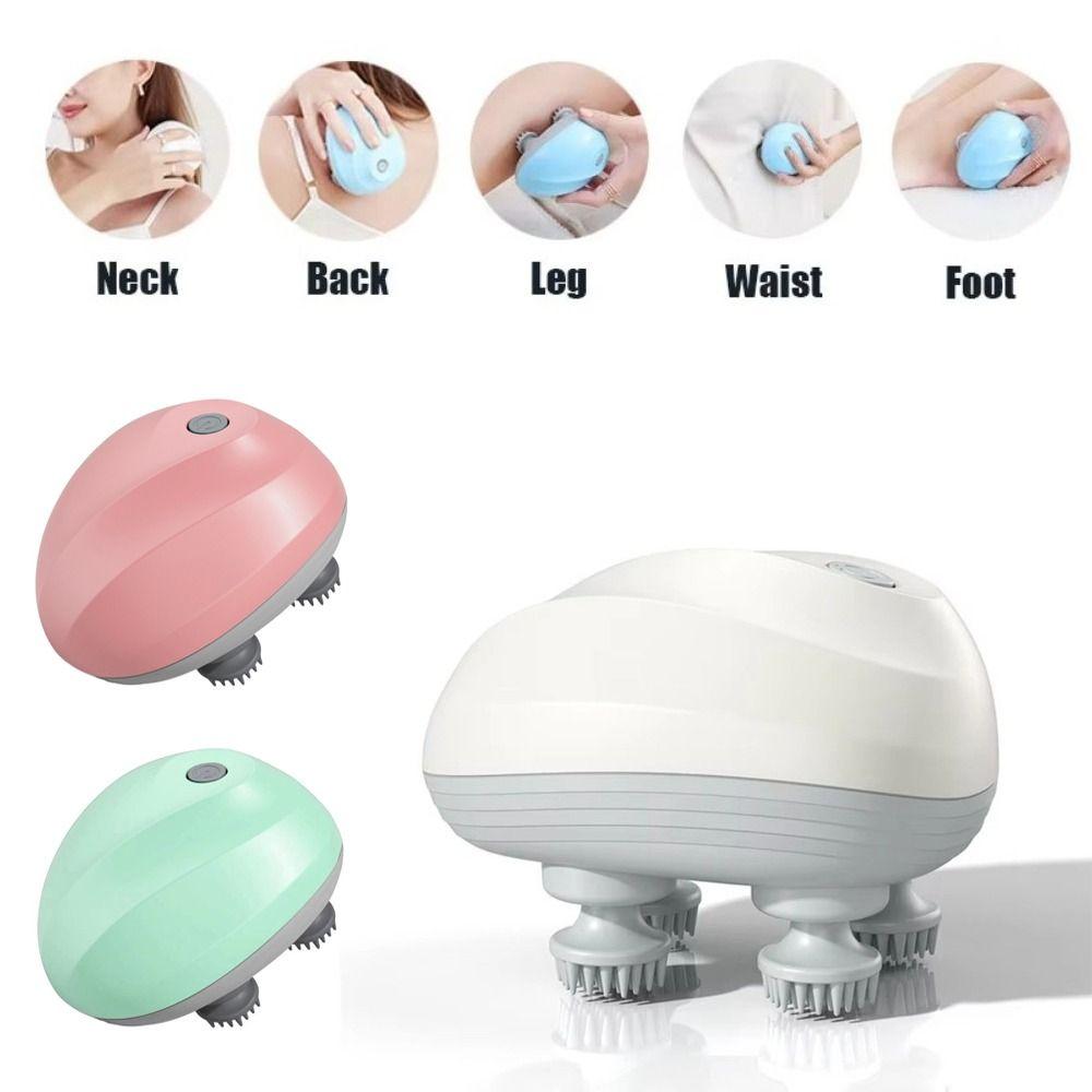 Multifunktionales elektrisches Haustiermassagegerät USB Wiederaufladbares Knetmassagegerät Körperentspannung