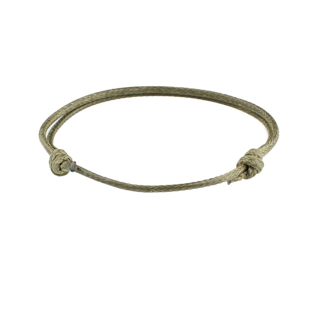 Bracelet ajustable tissé à la main en fil de cire coréen, design coloré de 1,5 mm