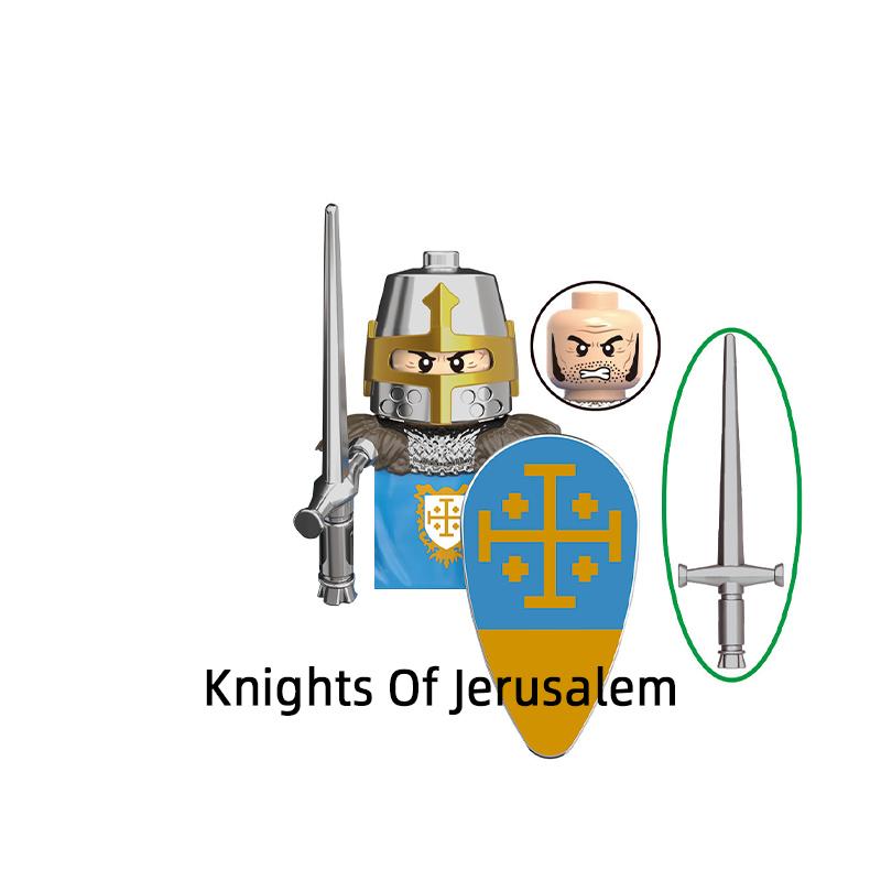 

Модель Рыцарей Иерусалима Триполи, блоки MOC, набор кубиков, подарки, игрушки для детей G0133