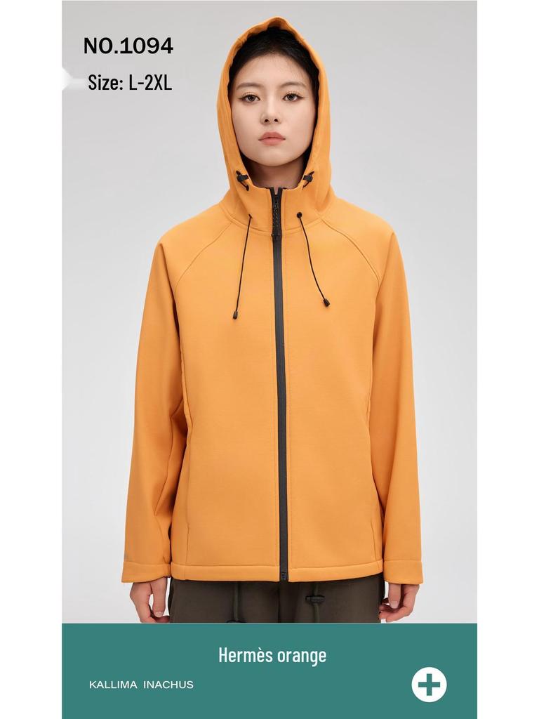 Dead Leaf Butterfly Women's 3-in-1 Softshell Hooded Windbreaker - Waterproof, Windproof Mountaineering Jacket for Autumn/Winter