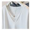 T-Shirt for Women Summer Plus Size Long Sleeve Top Round Neck Casual Stretch Loose-Fit T-Shirt