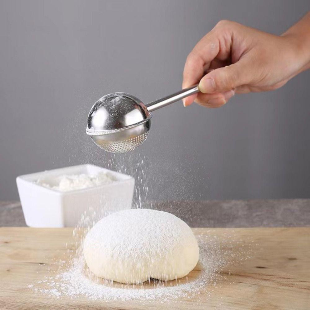 Tools Dusting Flour Wand Powder Duster Spice Sifters Powdered Sugar Shaker Duster With Lid Sugar