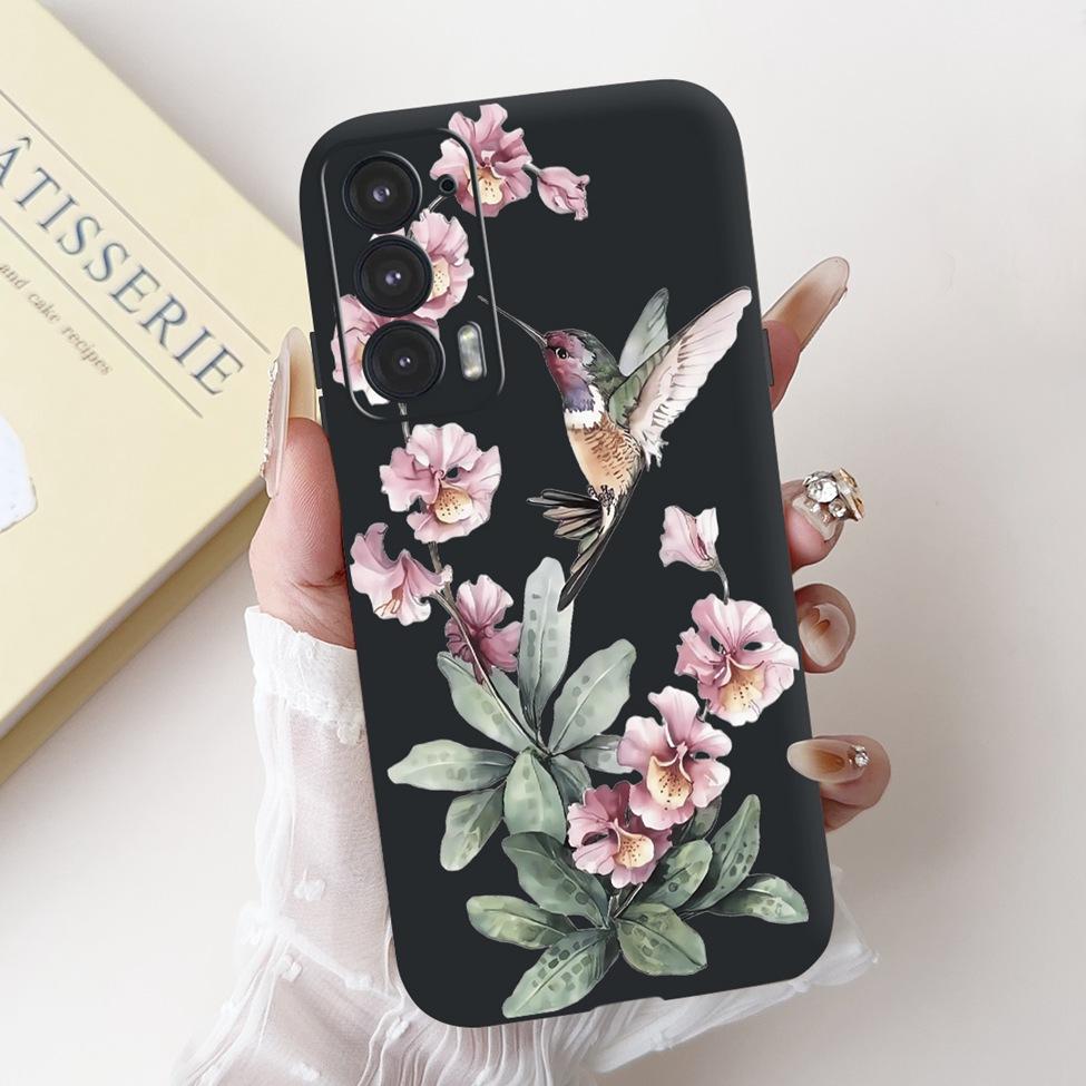 For Edge 20 20Pro 20Lite Phone Cover For Motorola Edge 20 Pro Case Silicone Luxury Fashion Love Cute Cat Girl Funny Cool Painted