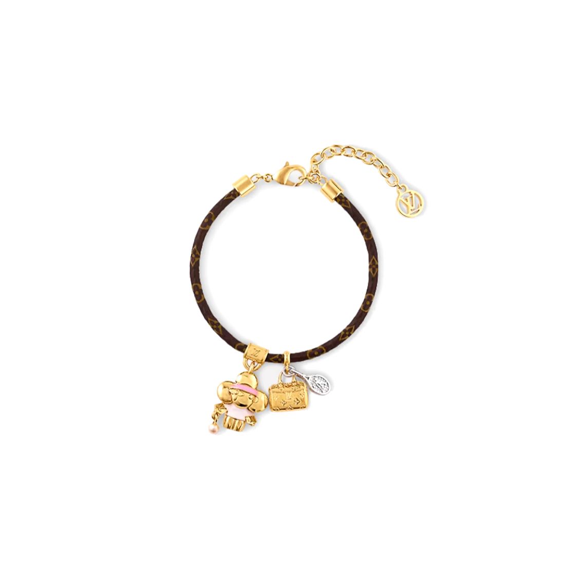 

Louis Vuitton Monogram Bracelet Women accessories Brown M8293Z F,Brown