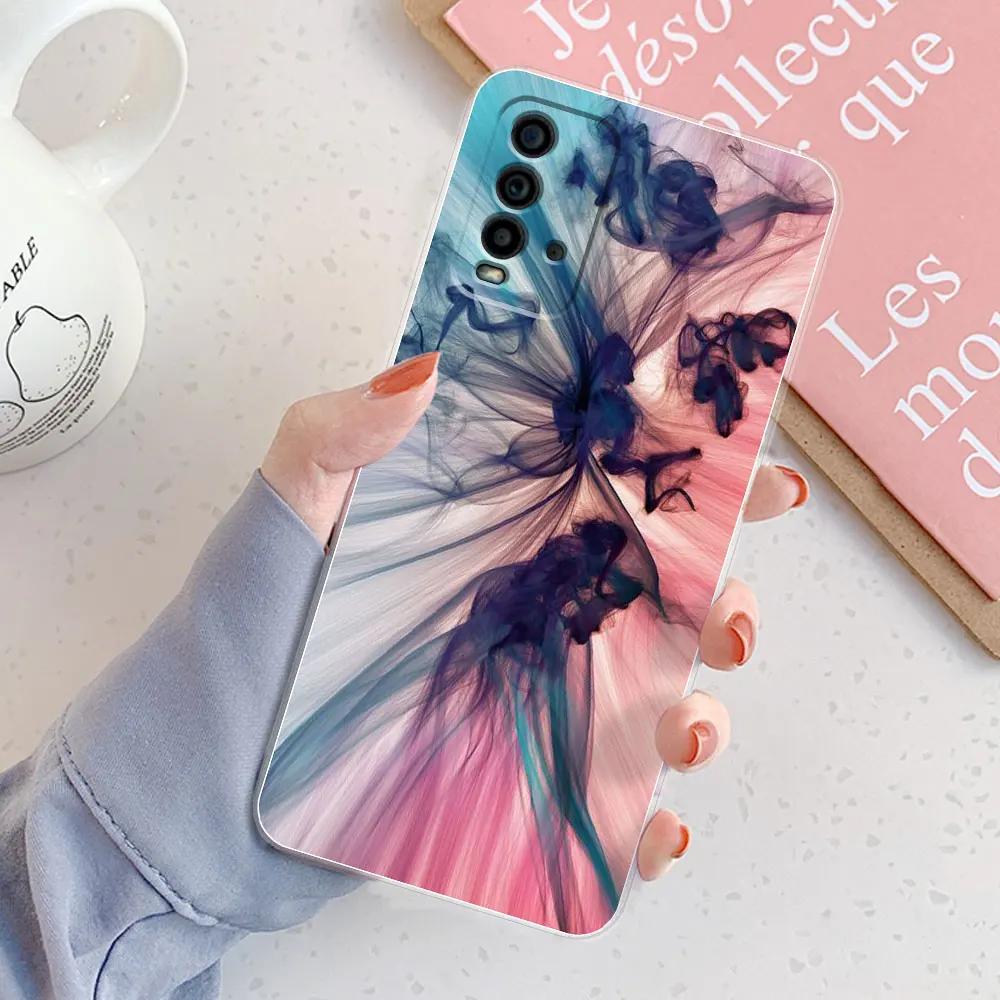 For Xiaomi Redmi 9T Case Redmi9T Back Cover Girls New Fashion Clear Phone Fundas Soft Silicone Case For Xiaomi Redmi9 T 9T Coque
