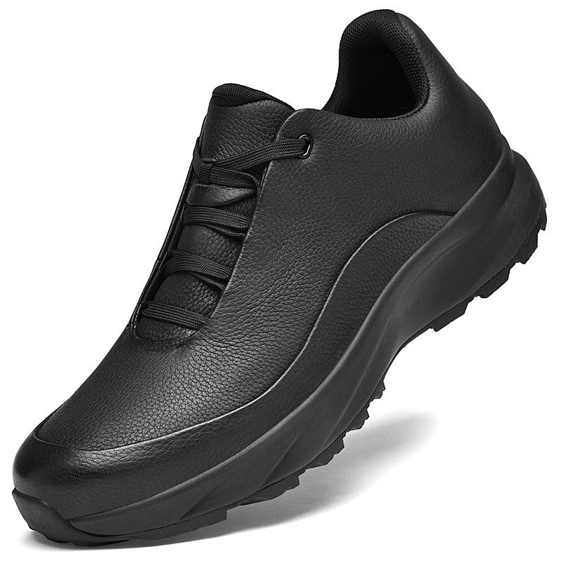 

Men Leather Lace-Up Casual Shoes With Anti-Slip And Lightweight Features For Outdoor Walking Breathable Fashiable Sports Shoes 38