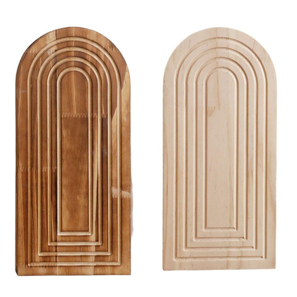 Art Decor Natural Wood Wall Planter Handmade Boho Style Hanging Planter Modern Farmhouse Wooden Wall Vase Bedroom