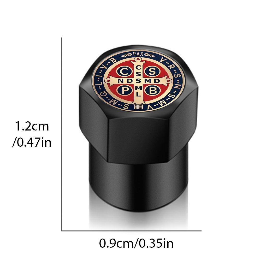 4 STÜCKE DIY Universal Für CSPB Form Auto Rad Reifen Luftventilkappen Schaft Autoaufkleber Für Autos Motor Auto Zubehör Dekor Geschenk Für Gebete Und Segen