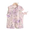 New Chinese-style Vests for Spring and Summer, New Chinese-style Embroidered Fringed Vests for Spring and Autumn, and Retro Button-button Vests