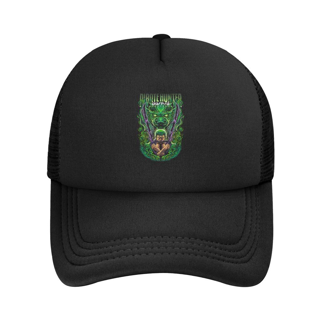 Mihawk Onepieces Flag Trucker Hat Unisex Sport Mesh Baseball Cap Polyester Adjustable Sports Cap