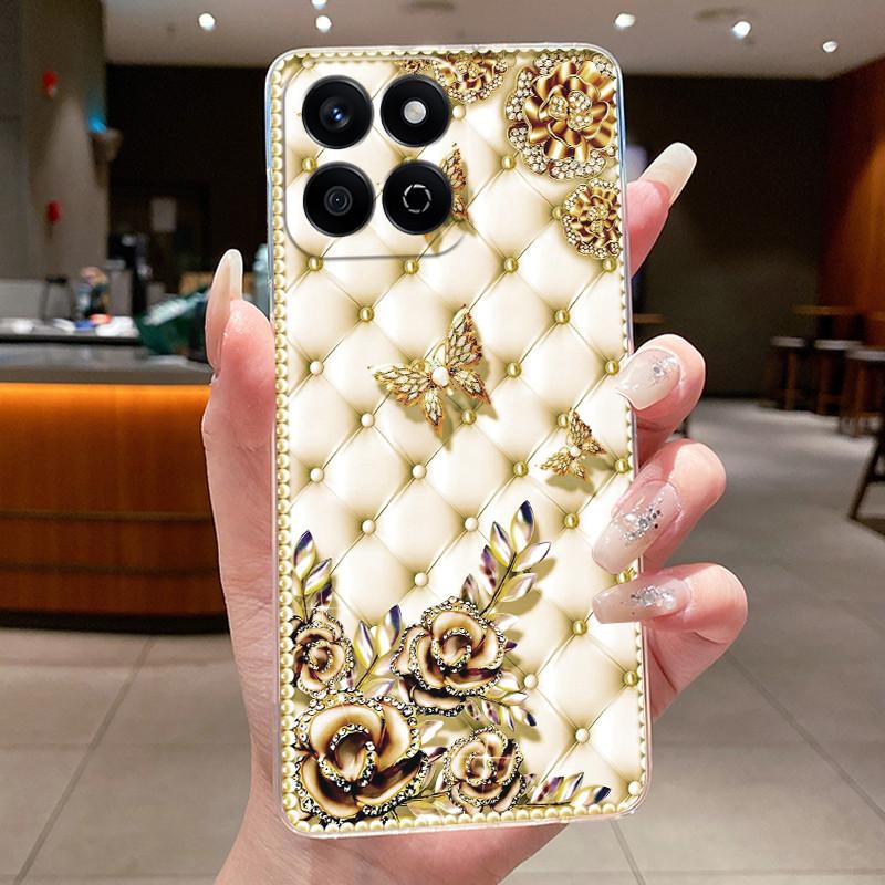 Casing For Honor X7C 200 Smart Phone Case Cute Cool Boys Girls Dragon Patterns Transparent Soft silicone Back Cover Bumper Shell