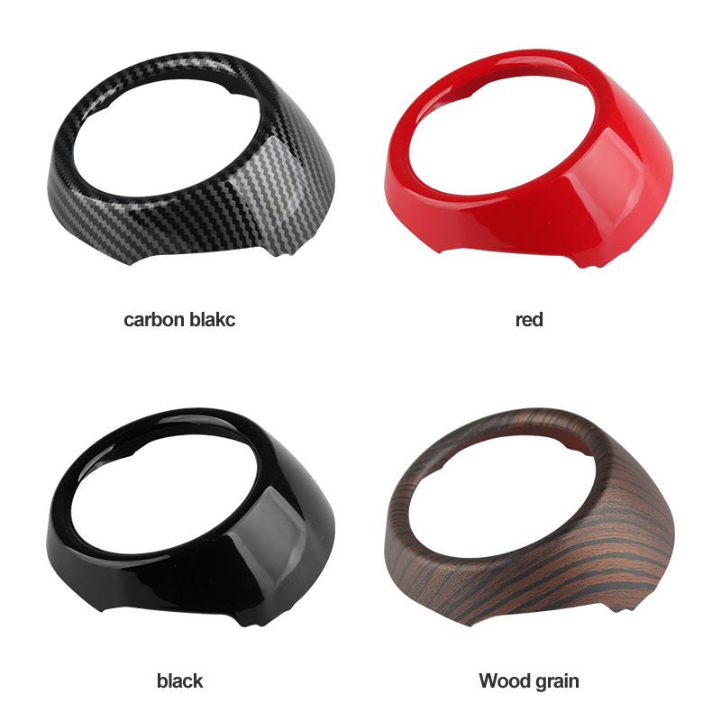 4 pezzi Anello Decorativo Adesivo Maniglia Interna Porta Auto Anello Esterno Maniglia Porta in Plastica ABS Per Mini Cooper F60 Styling Auto