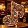Instrument Print Musical Note Jigsaw Puzzle Irregular Musical Note Puzzle  Desktop Decor