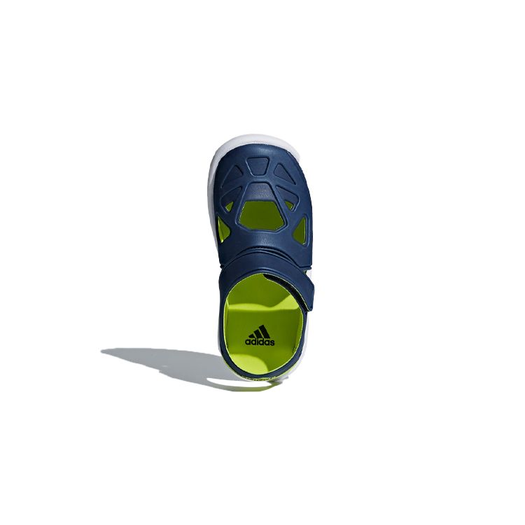 Adidas Fortaswim Space Leather Comfortable Kids Sandals Kids Sandals Deep-Blue Green CQ0082