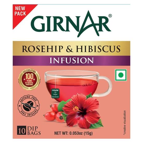 Girnar Hagebutten- & Hibiskus-Kräuteraufguss
