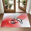 FC Köln Design Crystal Velvet Rug Soft Decorative Mat for Bedroom Entrance