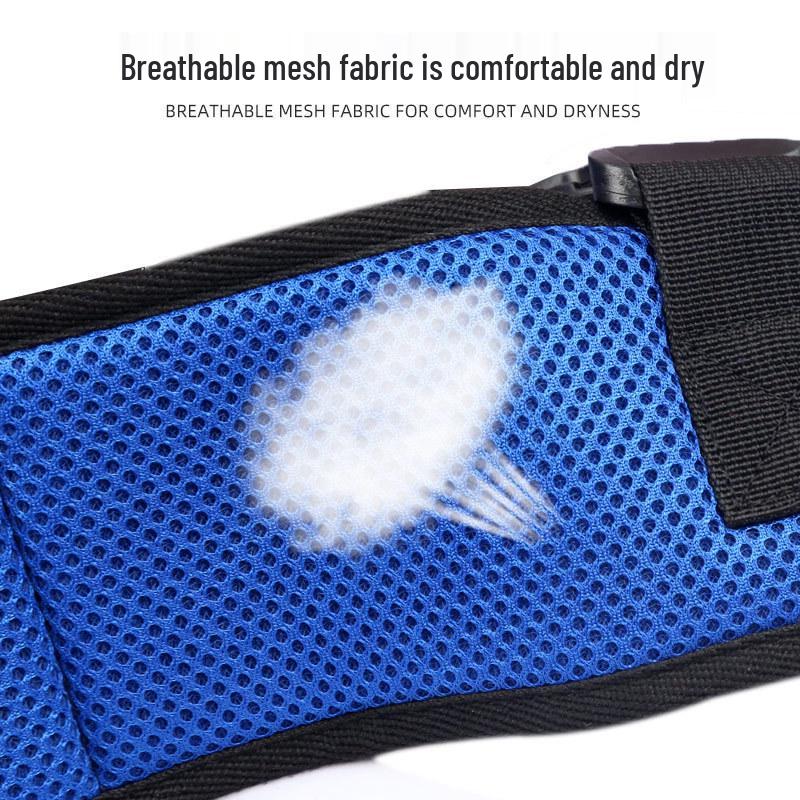Breathable Mesh Wheelchair Waistband: Anti-Fall Support Belt for Elderly