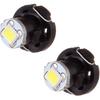 10 Pack White T4/T4.2 Neo Wedge 2835 SMD LED Light Bulbs white