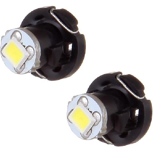 10 Pack White T4/T4.2 Neo Wedge 2835 SMD LED Light Bulbs white