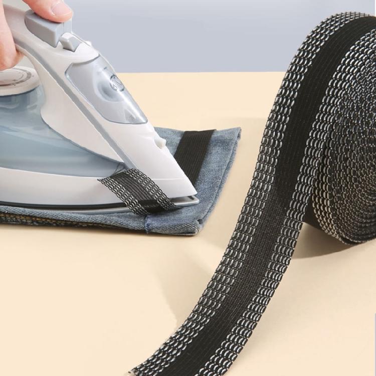 Pants Edge Shorten Self-Adhesive Pant Mouth Paste,16ft Iron-on Hem Tape for Pants Ironing Sewing Tape
