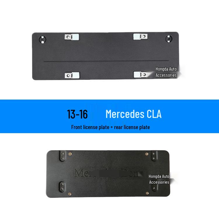 Soporte de Matrícula Mercedes CLA para CLA200, CLA260, CLA220 y CLA180 (Delantero trasero)