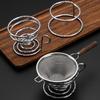 Stainless Steel 304 Tea Infuser with Japanese Wooden Handle - Gongfu Tea Set Accessory