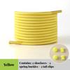 Elastic round Tennis Shoelaces without Ties Quality Lock Sneaker Laces Adult & Kids Rubber Bands for Shoes - 1 Pair