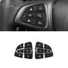 Pegatinas de Cubierta de Botones de Volante de Coche Recorte Ajuste Para Mercedes Benz C W205 GLC X253 Clase V Vito W447 Accesorios de Coche