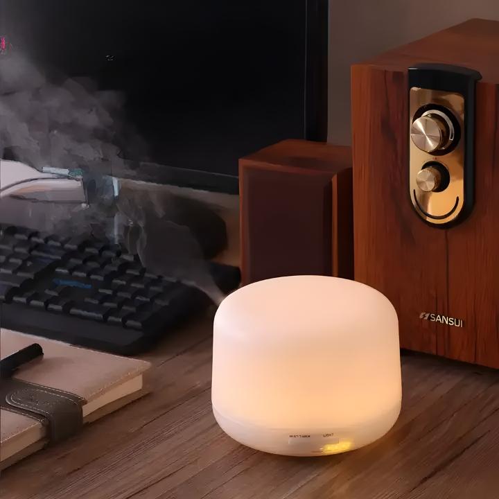 Aroma Diffuser, Air Humidifier, Aromatherapy, LED Night Light + Remote Control
