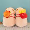 Burger Fries Capybara Apron Shaped Plush Doll Childrens Birthday Gift Home Decor