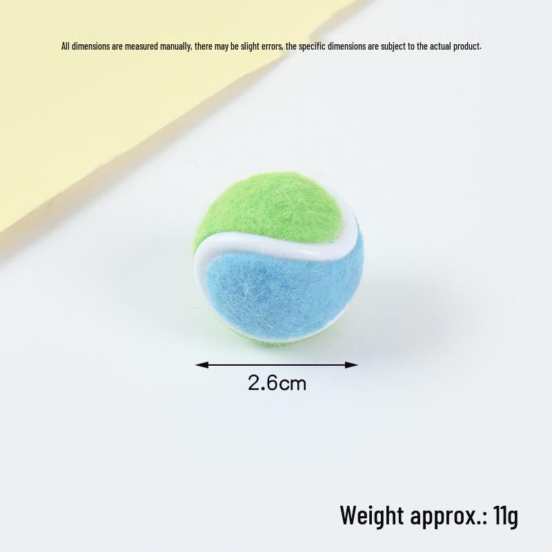 Hot-Selling Tennis Keychain Pendant: Simulation Tennis Toy Photography Prop
