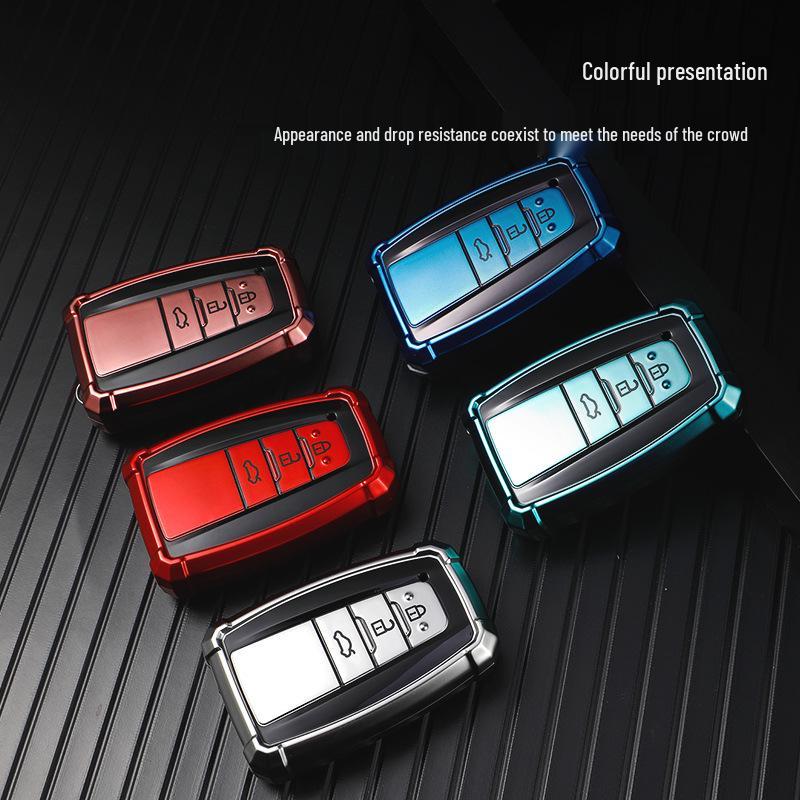 Toyota Key Case Cover for Highlander, Corolla, Crown, Prado, Camry, and Levin Models