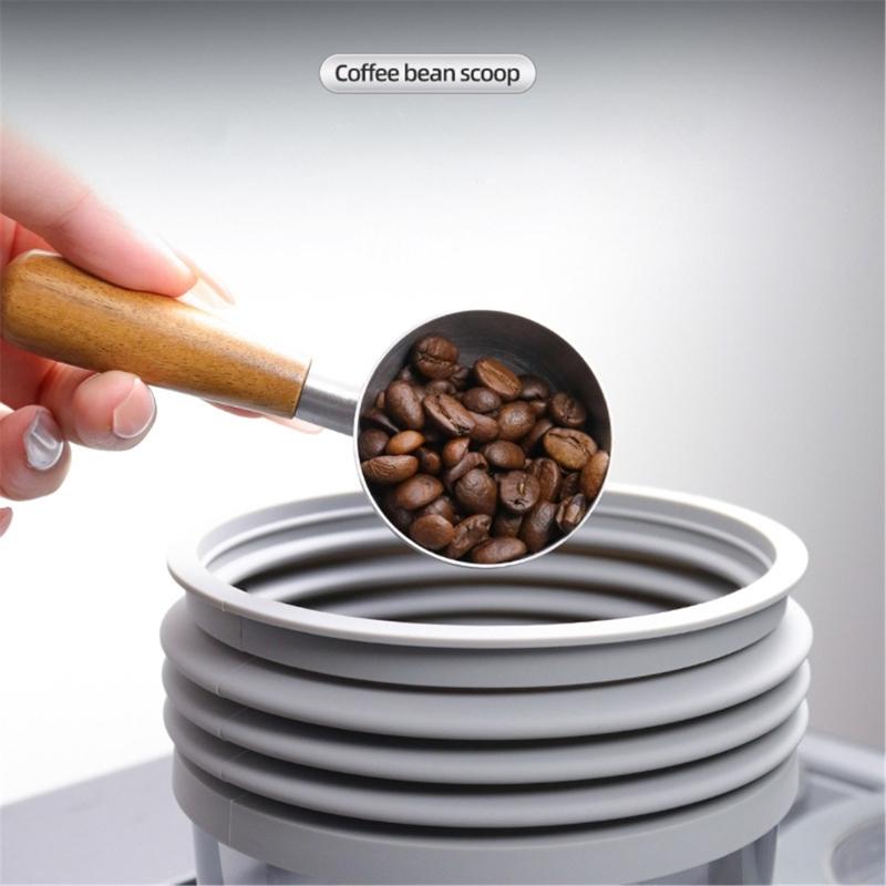 Kitchen Coffee Spoon Easy to Use Coffee Utensils Measuring Spoon with Handle Coffee Powder Spoon Coffee Brewing Utensils