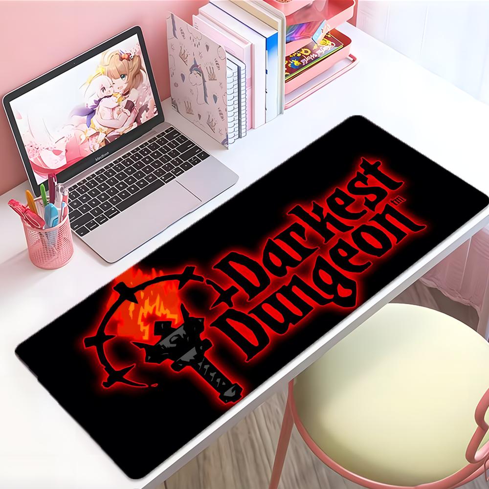 Dunkles Strategie-Spiel DDarkest Dungeon Mauspads Groß Dicke Schreibtischunterlage Genähte Kanten Gaming-Mausmatte Für PC