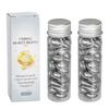 60pcs Nicotinamide Capsules Skin Brightening Fade Spot Skin Moisturizing Whitening Skincare Capsules with 2 Storage