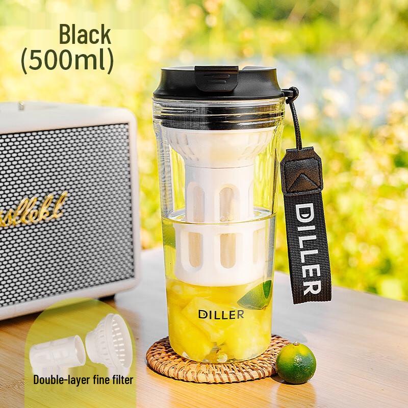 Diller Portable Insulated Ceramic Tea & Coffee Tumbler