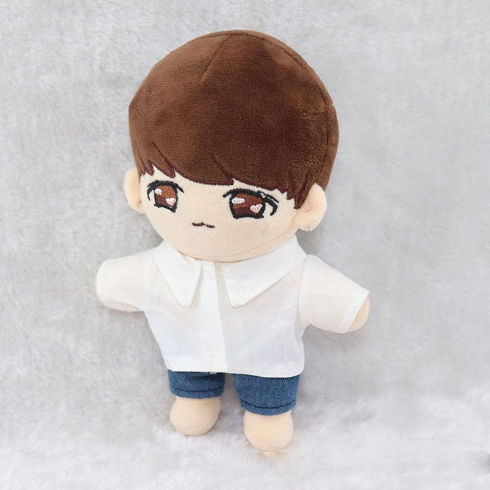 Toys Accessories Doll Clothes White Idol Doll Outfit Doll T-shirt 10/20cm Cotton Stuffed Dolls