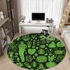 1pc Nature Explorer Office Round Area Rug, Indoor Mat Suitable ForOffice, Under Office Chairs Bedroom Living Room Home Decor, Room Decot039