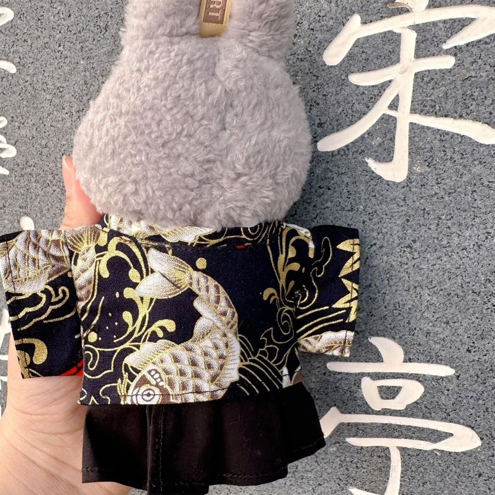 Miniature Kimono Skirt Set for 17cm Labubu Dolls Cute DIY Doll Clothes Fashion Accessories Lovely Outfit Gifts for Girls Friends