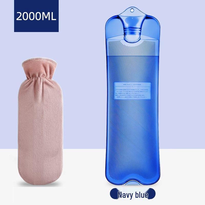 Long PVC Hot Water Bottle Hand Warmer & Massage Bag