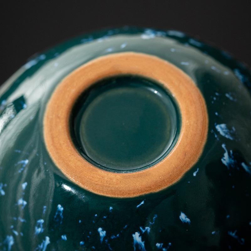 Kiln-Change Five Elements Ceramic Tea Cup Set with Tianmu Glaze