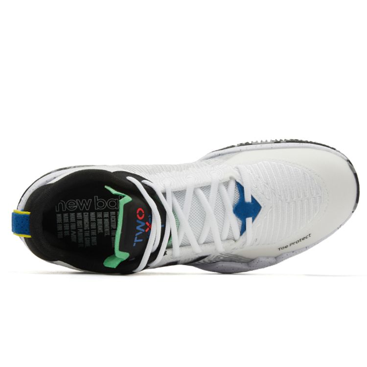 New Balance Nb 2Wxy 1 Low Fabric Pigskin Comfortable Versatile Low-Top Retro Basketball Shoes Men Sneaker White Gray BB2WXYLW